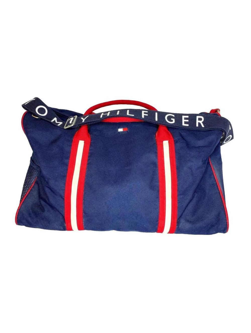Vintage Y2K Tommy Hilfiger Travel Duffle Night/Day Bag Gym Overnight